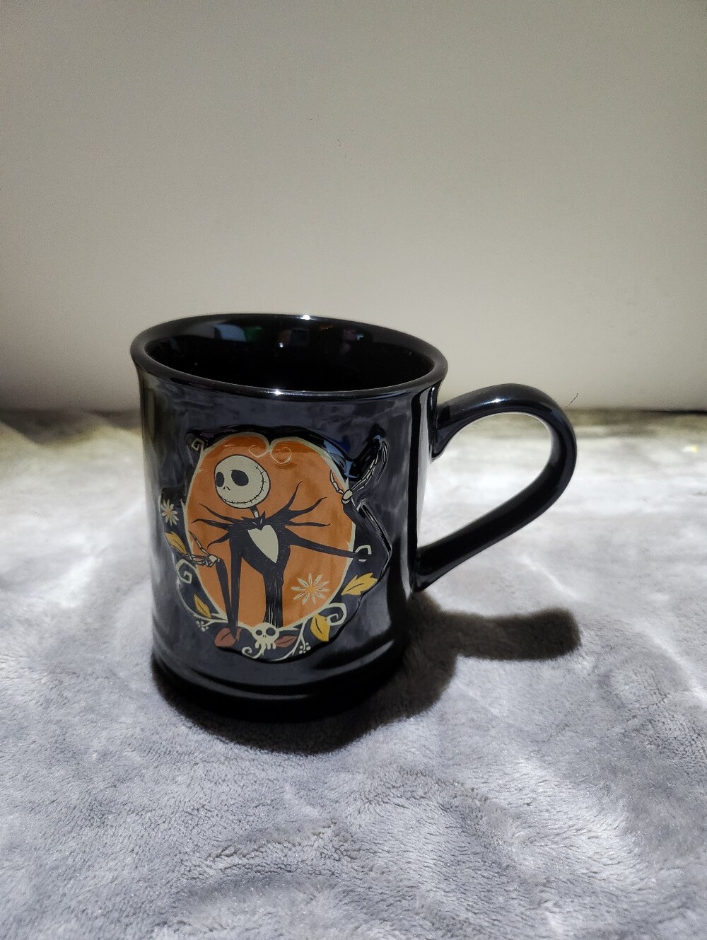 Black Halloween Character Ceramic Coffee Mug